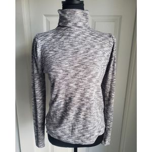 Gray LOFT Turtleneck Top